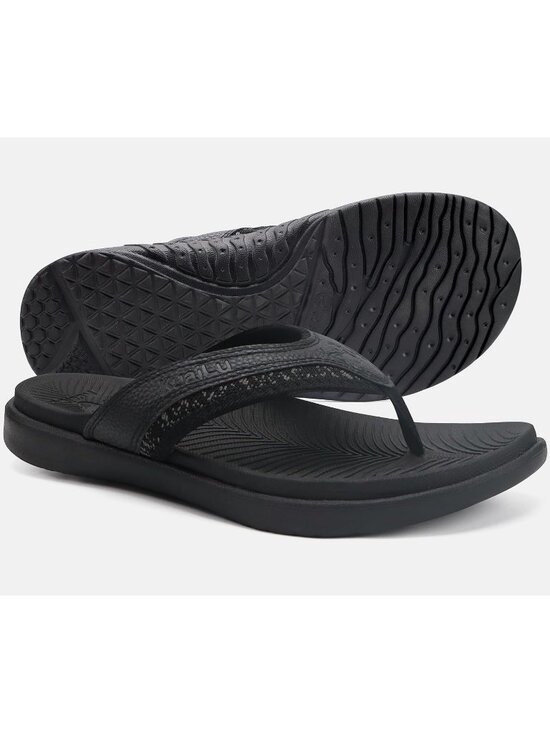 Men\'s Black Arch Support Sport Flip Flops Comfort Orthotic Thong Sandal Shoes